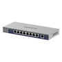 Netgear GS108MX-100EUS Switch gestionado Gigabit con 8 puertos PoE+, IEEE 802.3af/at, 4 puertos PoE+, 124W
