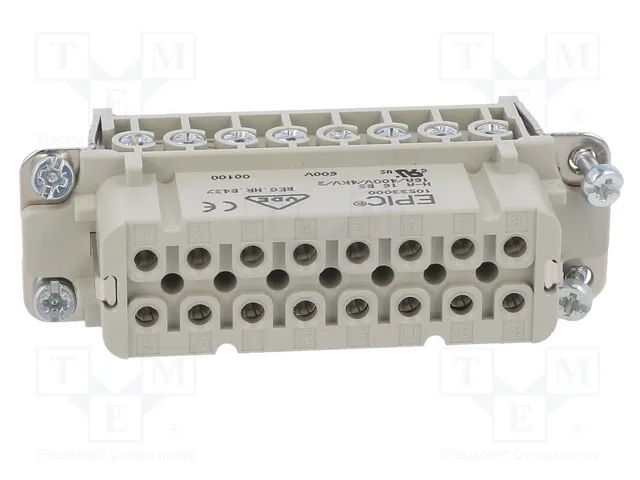 LAPP Conector HDC EPIC H-A Hembra de 16 Pines LAPP Conector HDC EPIC H-A Hembra de 16 Pines