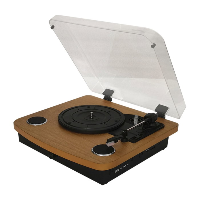 Denver VPL-230LW Tocadiscos Retro con Bluetooth Dual y USB/SD Denver VPL-230LW Tocadiscos Retro con Bluetooth Dual y USB/SD