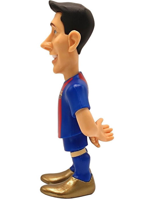 Minix Figura Robert Lewandowski FC Barcelona MN12015 - Figura coleccionable Minix de 12 cm - Licencia oficial