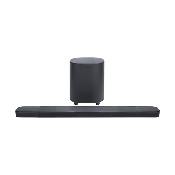 JBL Bar 1000 MK2 7.1.4-Kanal Soundbar mit abnehmbaren Lautsprechern, Subwoofer, Dolby Atmos, DTS:X, 960W, Bluetooth, WLAN, Schwarz