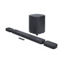 JBL Bar 1000 MK2 7.1.4-Kanal Soundbar mit abnehmbaren Lautsprechern, Subwoofer, Dolby Atmos, DTS:X, 960W, Bluetooth, WLAN, Schwarz