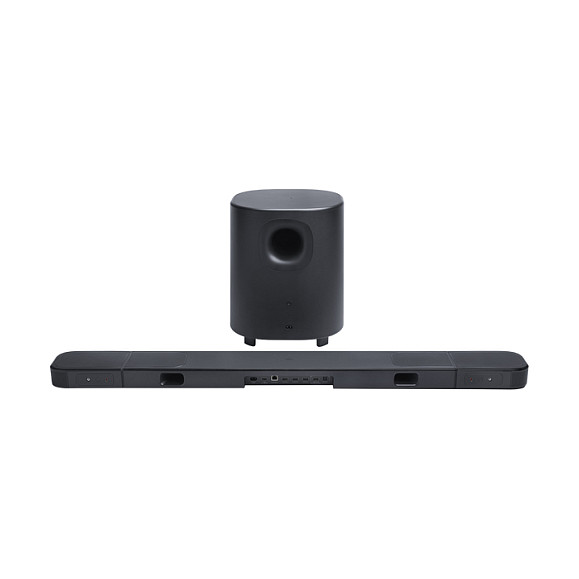 JBL Bar 1000 MK2 7.1.4-Kanal Soundbar mit abnehmbaren Lautsprechern, Subwoofer, Dolby Atmos, DTS:X, 960W, Bluetooth, WLAN, Schwarz