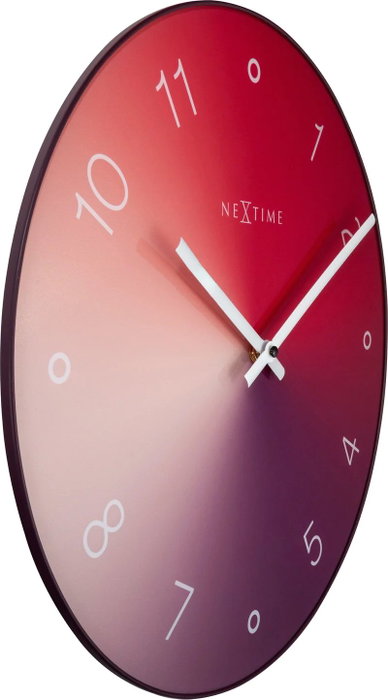 Nextime Reloj de Pared 8194RO Rojo Degradado 40cm