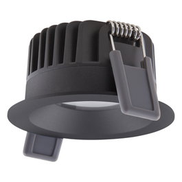 LEDVANCE Foco LED empotrable 8W 680Lm 3000K 36º IP44/IP20 Regulable Black