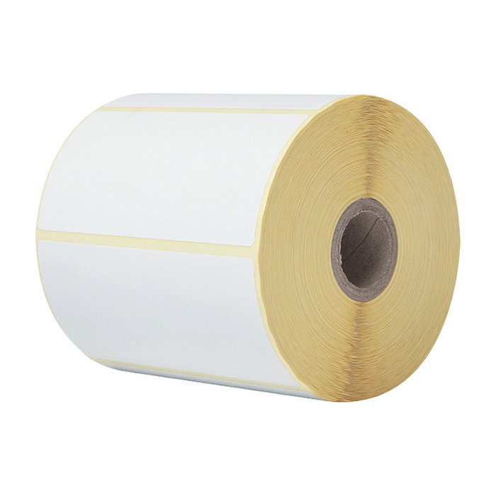 Brother Caja de 8 rollos de etiquetas térmicas blancas 102x50 mm