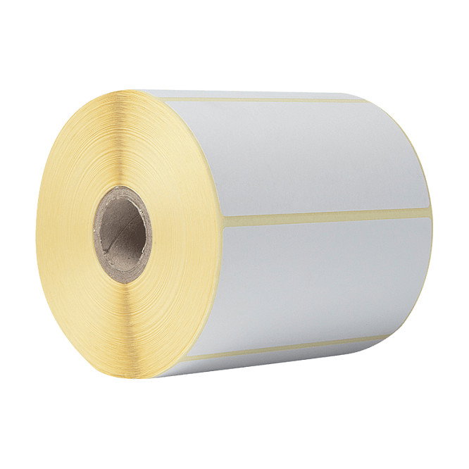 Brother Caja de 8 rollos de etiquetas térmicas blancas 102x50 mm