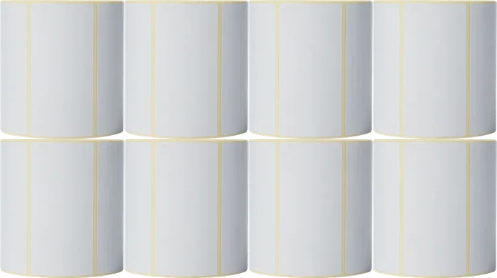 Brother Pack de 8 rollos de etiquetas térmicas blancas 102x50 mm