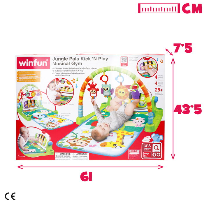 Winfun Alfombra Gimnasio Music
