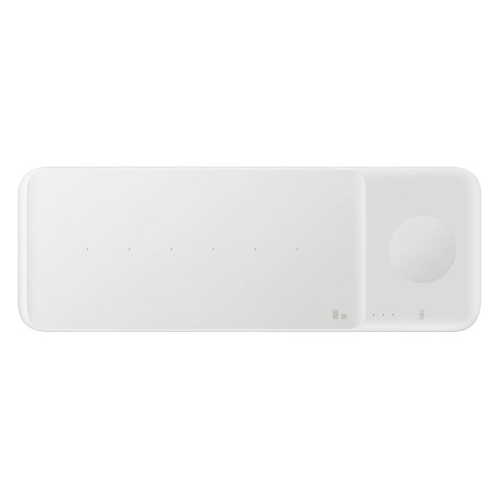 Samsung Cargador Inalámbrico Trio EP-P6300 Blanco para Smartphones, Relojes Inteligentes y Auriculares