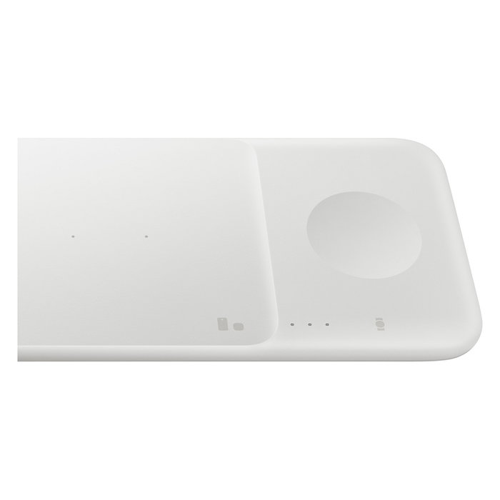 Samsung Cargador Inalámbrico Trio EP-P6300 Blanco para Smartphones, Relojes Inteligentes y Auriculares