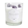 Home Deco Factory Vela Perfumada con Piedras Bougie, 10 cm - 250 g, 35h, Aromas Surtidos (Jazmín, Ámbar, Almizcle)