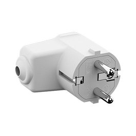 Bachmann 960.202 Adaptador de enchufe tipo F blanco