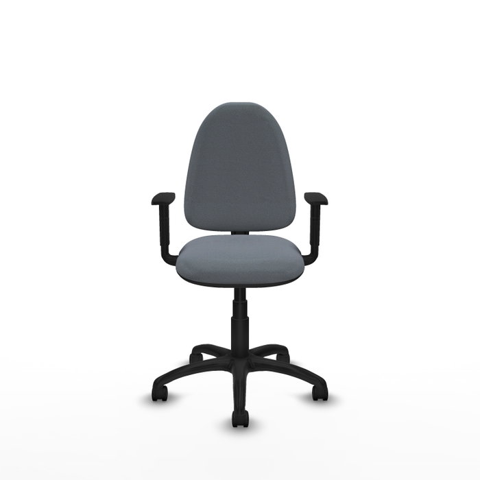 PIQUERAS Y CRESPO Silla de oficina Aýna Gris con mecanismo de doble maneta PIQUERAS Y CRESPO Silla de oficina Aýna Gris con mecanismo de doble maneta