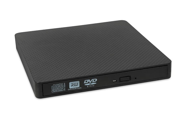 iBox IED03 Unidad de Disco Óptico Externa DVD±RW Negro - Bandeja, USB 3.2 Gen 1, Compatible con Sobremesa y Portátil, Graba y Lee CD/DVD