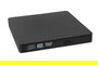 iBox IED03 Unidad de Disco Óptico Externa DVD±RW Negro - Bandeja, USB 3.2 Gen 1, Compatible con Sobremesa y Portátil, Graba y Lee CD/DVD