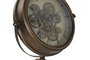 DKD Home Decor Reloj Pie Loft Dorado Metal Cristal 30 x 85 x 43 cm
