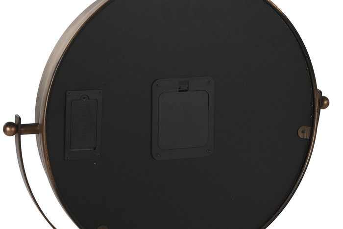 DKD Home Decor Reloj Pie Loft Dorado Metal Cristal 30 x 85 x 43 cm