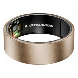 Ultrahuman Ring Air - Anillo Inteligente con Monitor de Frecuencia Cardíaca y Seguimiento de Sueño - Oro Rosa Talla 12