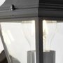 Brilliant Lámpara de pared exterior Nissie Black E27 1x60W