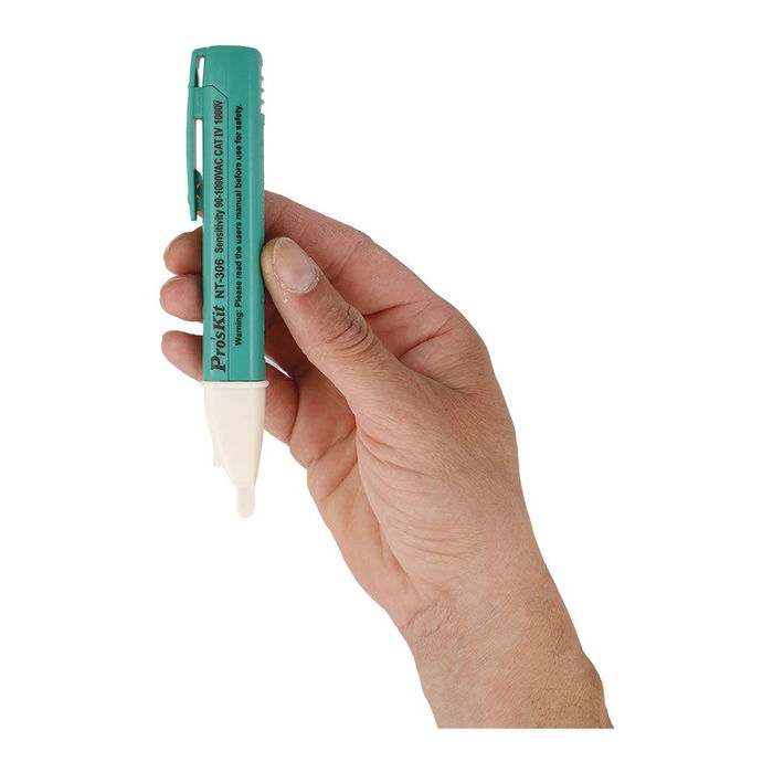 Proskit Detector Tensión Sin Contacto y Buscapolos 1000V TESNT306 CATIV 1000V