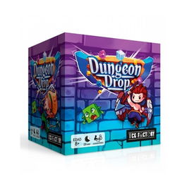 Juego de Mesa Scott R. Smith Dungeon Drop, Juego de Exploración de Mazmorras para 1-4 Jugadores, Partidas Rápidas