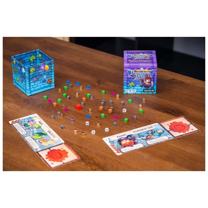 Juego de Mesa Scott R. Smith Dungeon Drop, Juego de Exploración de Mazmorras para 1-4 Jugadores, Partidas Rápidas Juego de Mesa Scott R. Smith Dungeon Drop, Juego de Exploración de Mazmorras para 1-4 Jugadores, Partidas Rápidas