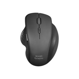Mars Gaming MMWERGO Ratón Gaming Inalámbrico Ergonómico Negro