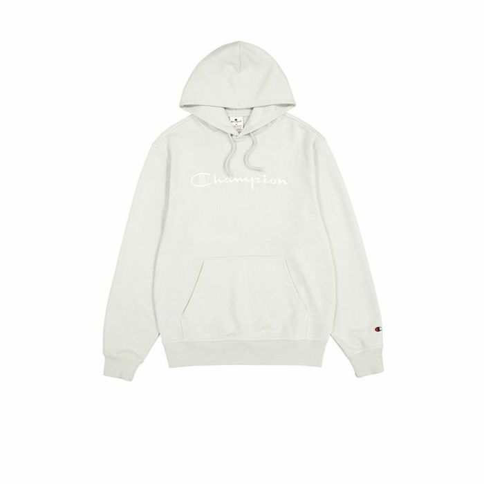 Sudadera con Capucha Hombre Champion Blanco Sudadera con Capucha Hombre Champion Blanco