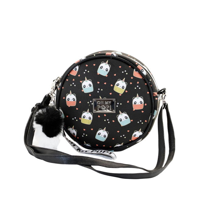 Oh My Pop Bolso Bandolera Redondo Pandicorn Negro Oh My Pop Bolso Bandolera Redondo Pandicorn Negro