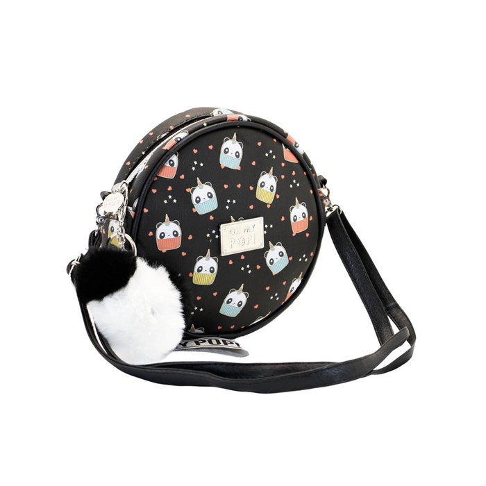 Oh My Pop Bolso Bandolera Redondo Pandicorn Negro Oh My Pop Bolso Bandolera Redondo Pandicorn Negro