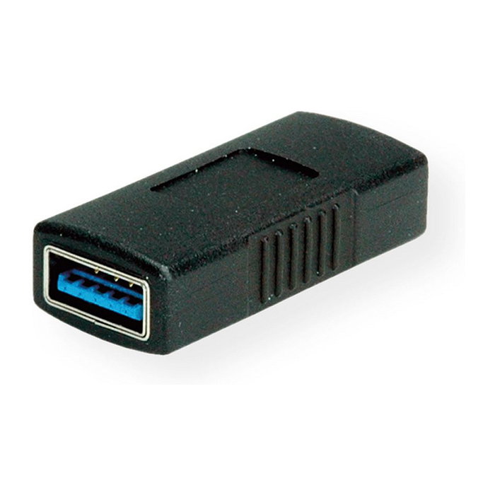 VALUE Adaptador de género USB 3.2 Gen 1, USB Tipo A a USB Tipo A Hembra, Negro VALUE Adaptador de género USB 3.2 Gen 1, USB Tipo A a USB Tipo A Hembra, Negro