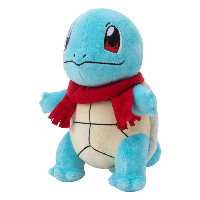 Jazwares Pokémon Peluche Squirtle con bufanda 20 cm
