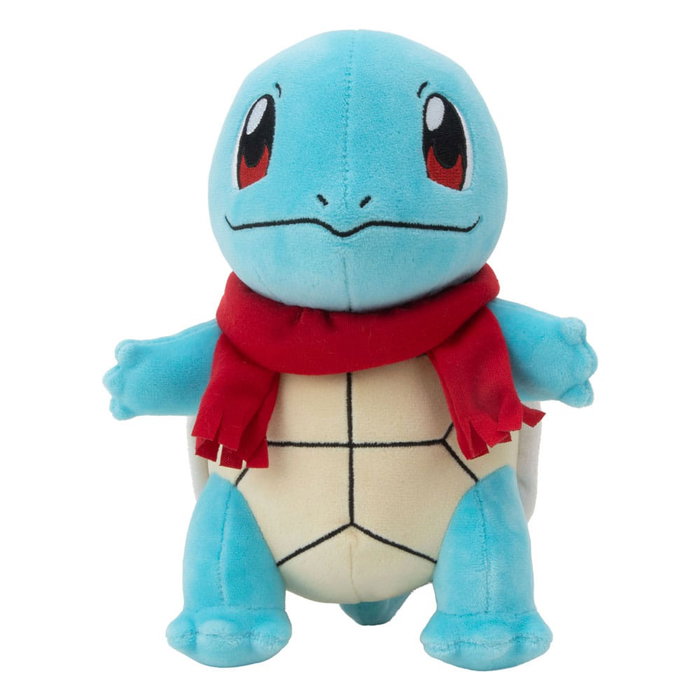 Jazwares Pokémon Peluche Squirtle con bufanda 20 cm