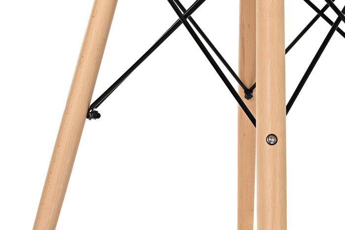 DKD Home Decor Shenglong basics Mesa Redonda Comedor Estilo Scandi Urban Blanco Natural MDF y Abedul 90x90x74 cm