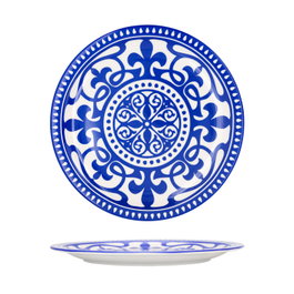 Summa Set de 6 Platos Llanos Giralda Azul 26 cm
