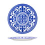 Summa Set de 6 Platos Llanos Giralda Azul 26 cm