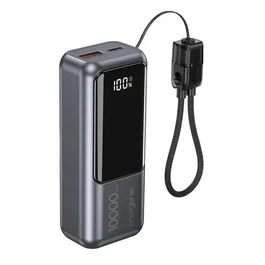 Gembird Power Bank 10000 mAh 20 W Compact Fast Charging con pantalla LCD Spacegrey