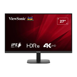 Viewsonic VA2708-4K-HD Monitor 68.6 cm (27 pulgadas) 4K Ultra HD 3840 x 2160 IPS 60 Hz HDR10 4 ms Tiempo de Respuesta 2xHDMI DisplayPort Negro