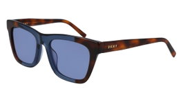 Dkny DK529S-240 Gafas de sol con cristal azul y montura marrón