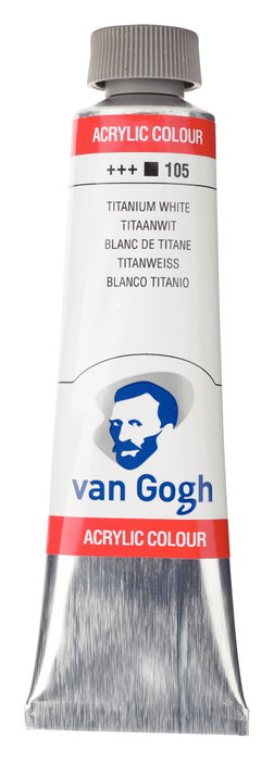 Van Gogh Blanco de Titanio 105 Acrílico Tubo 40 ml Van Gogh Blanco de Titanio 105 Acrílico Tubo 40 ml