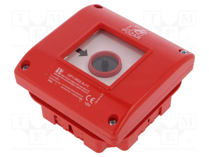 SPAMEL OP1 Pulsador contra incendio Rojo IP65 SPAMEL OP1 Pulsador contra incendio Rojo IP65