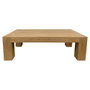 DKD Home Decor Mesa Centro Minimal bs1c25 140 x 70 x 42 cm Olmo Macizo