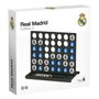 Falomir Juego Conecta 4 Real Madrid - Juego de Mesa Estratégico para 2 Jugadores, Edad 3 a 6 Años, en Español, Incluye Fichas Rojas y Blancas