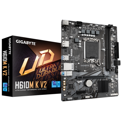 Gigabyte H610M K V2 Micro ATX DDR5 LGA 1700 Intel H610 Gigabyte H610M K V2 Micro ATX DDR5 LGA 1700 Intel H610