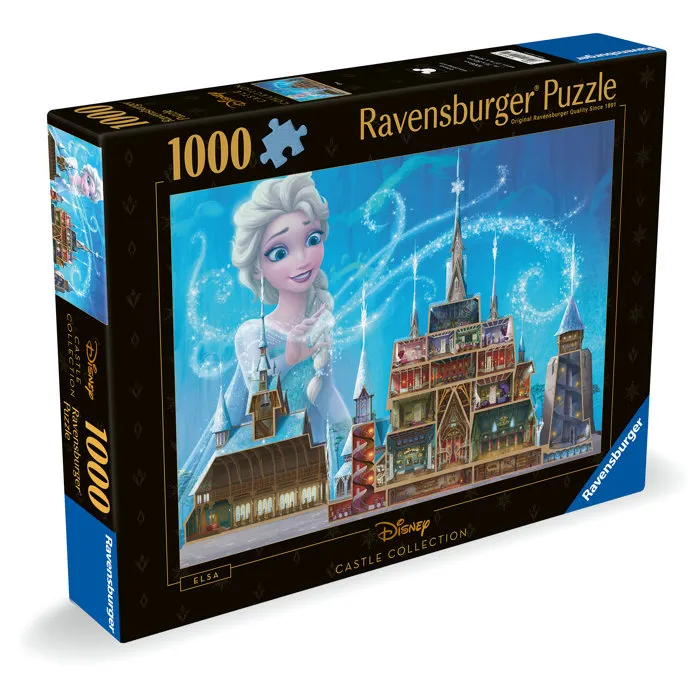 Ravensburger - Rompecabezas Castillos de Elsa 1000 Piezas - RAV1739461882700