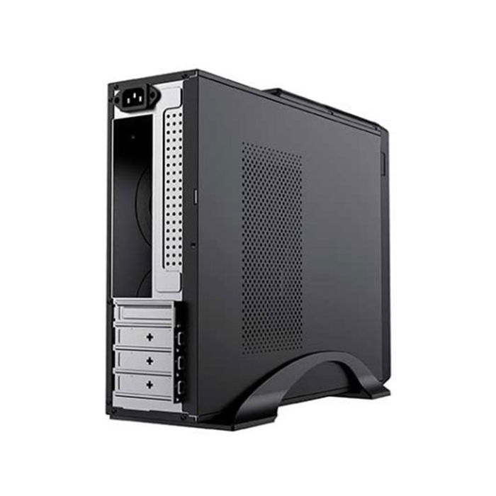 Unykach 2011 Caja de Ordenador Micro ATX con Fuente de Alimentación 450W Incluida, Negro, USB 3.0 y Tipo-C, 4 Ranuras de Expansión