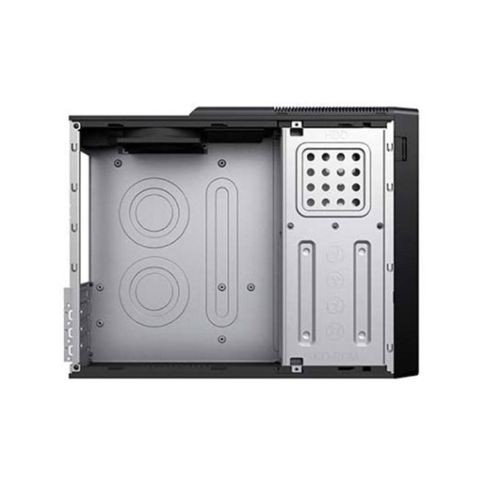 Unykach 2011 Caja de Ordenador Micro ATX con Fuente de Alimentación 450W Incluida, Negro, USB 3.0 y Tipo-C, 4 Ranuras de Expansión