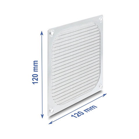DeLOCK Rejilla para ventilador 120 x 120 mm Plata DeLOCK Rejilla para ventilador 120 x 120 mm Plata