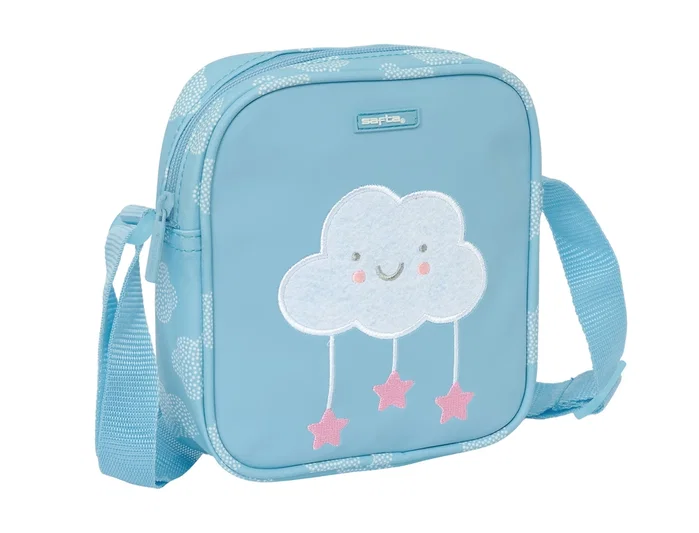 Safta Bolsito Bandolera Preescolar Nube 16x18x4cm